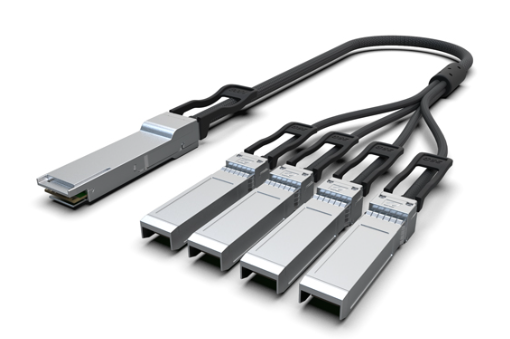 IOS-D#80118-5, iQSFP-40G-DAC5M-B4, 40G QSFP+ to 4x10G Breakout DAC(Direct Attach Cable) Cables (Passive) 5M 0