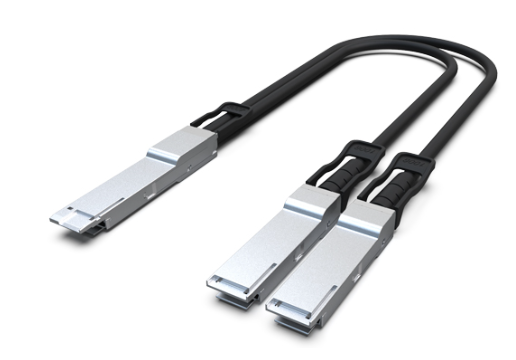 IOS-D#80120-1, iQSFP28-100G-DAC1M-B2, 100G QSFP28 to 2x50G Breakout DAC(Direct Attach Cable) Cables (Passive) 1M 0
