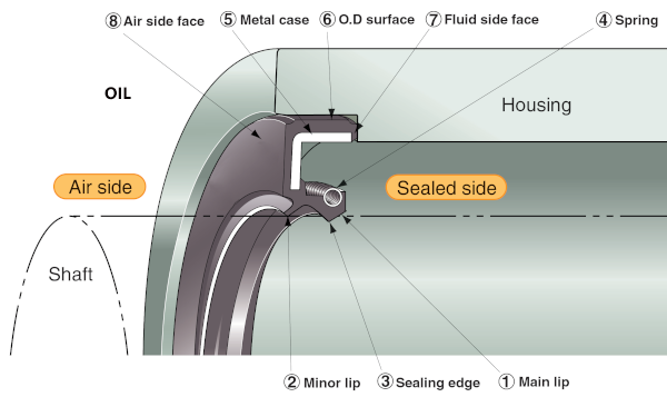 Viton Seal,Lip Seals,Rubber Oil Seal, 1Pc Oil Seal With Garter Spring, Shaft Diameter 130mm, Outer Diameter 170mm, Length 12mm FKM Skeleton Oil Seal, 130x170x12mm ( Color : IDxODxL , Size