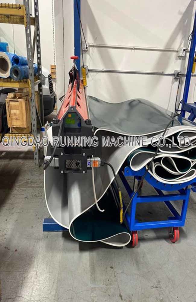 tipo refrigerar de ar da correia transportadora do plutônio do PVC da largura de 1000mm que articula a máquina 0