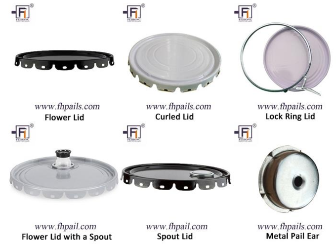 Deep-Drawn Crimped Lid Buckets Deep-Drawn Crimped Lid Buckets