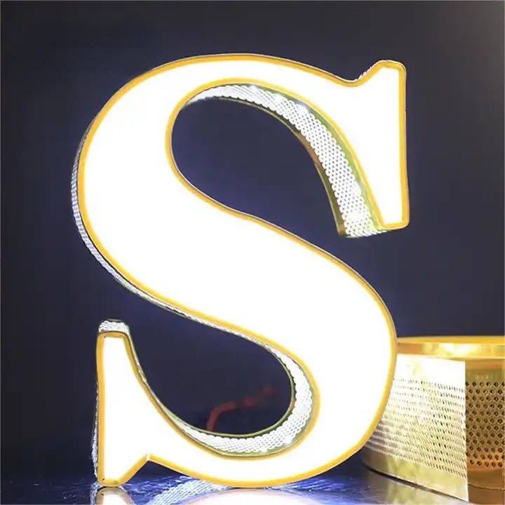 Alloy Aluminum Trim Cap For Channel Letter With Arrow Type Trim Cap Usage application 3