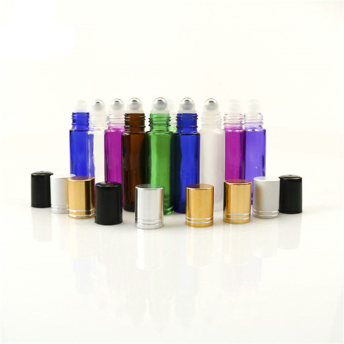 il rotolo cosmetico di bambù di 5ml 10ml sulle bottiglie di olio essenziale di vetro profuma 0 su misura