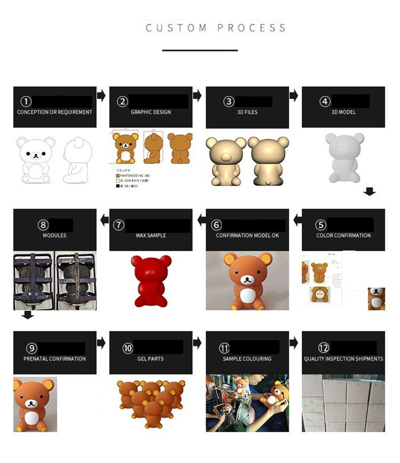 Customised 3d Anime figure Keychain OEM custom Cartoon Pvc Keychain Key 7