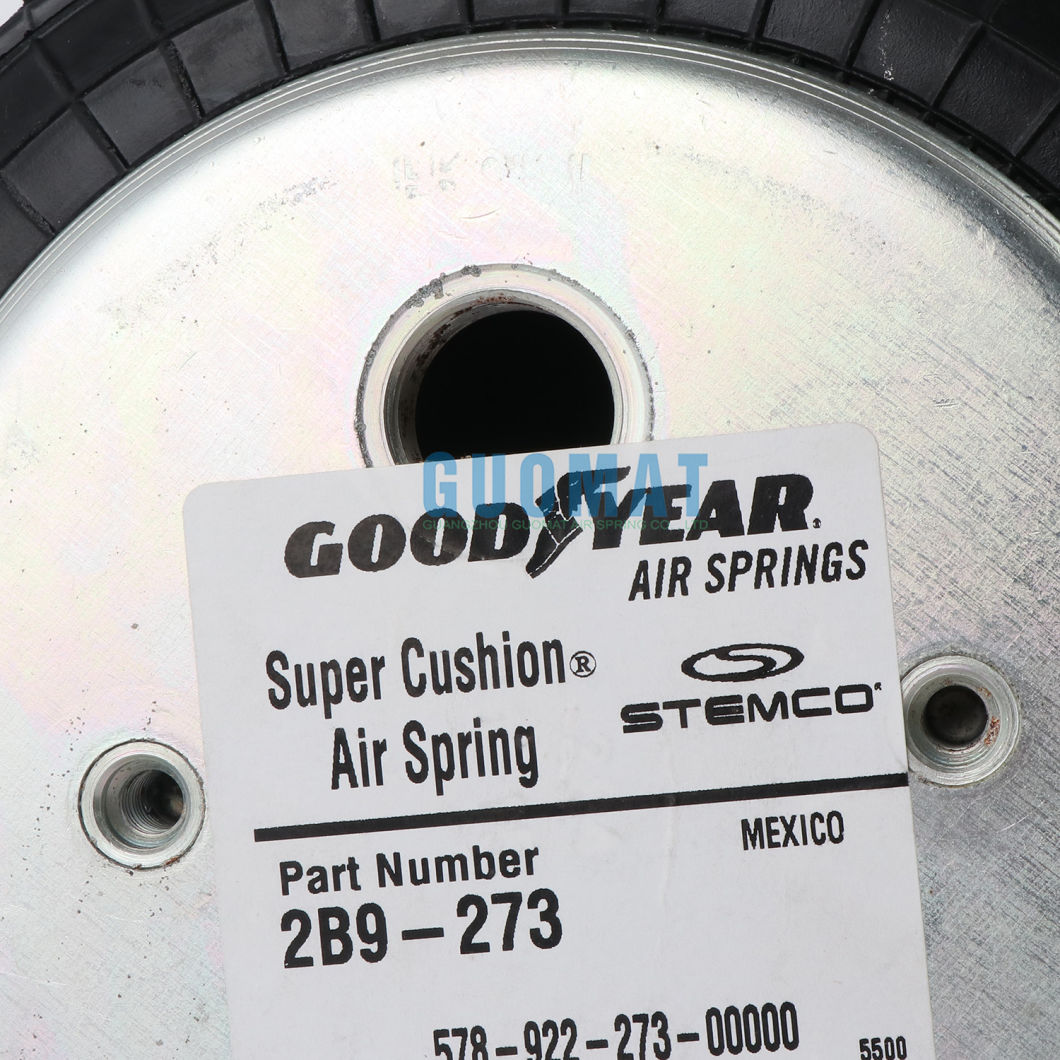 No. flexible de boulons métriques des ressorts pneumatiques de Goodyear 2b9-273 578-92-3 - 202 pour Weweler Us6910f