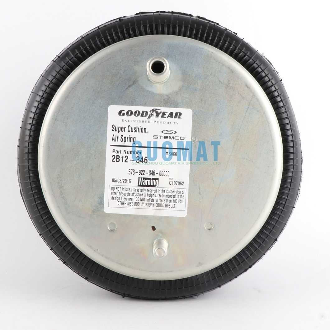 Sac compliqué 578923315 de ressort pneumatique de double du ressort de suspension d'air de Goodyear 2b12-346 pour Histeer 10315