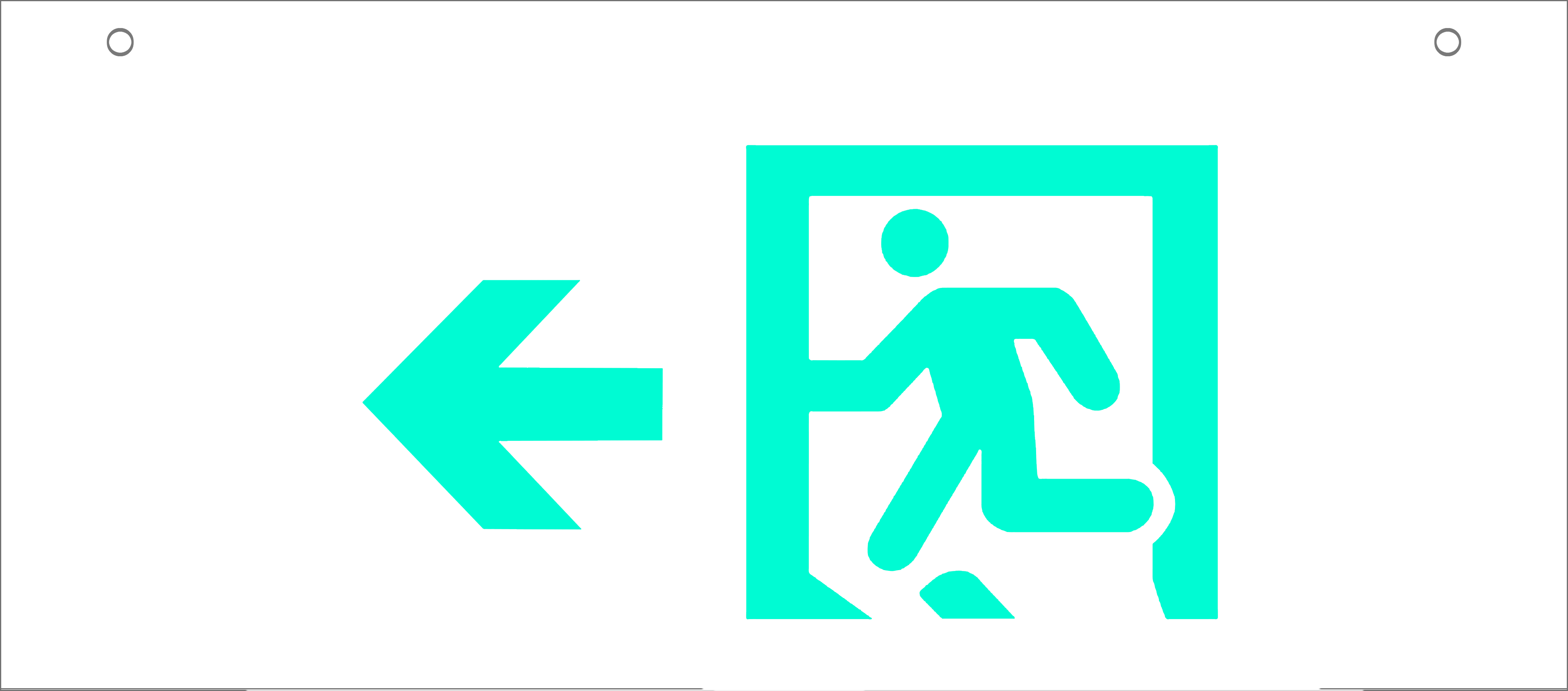 Revêtement en aluminium libre 6 de poudre d'époxyde de lumière de sortie de secours de l'en cuivre LED de série d'étoile polaire