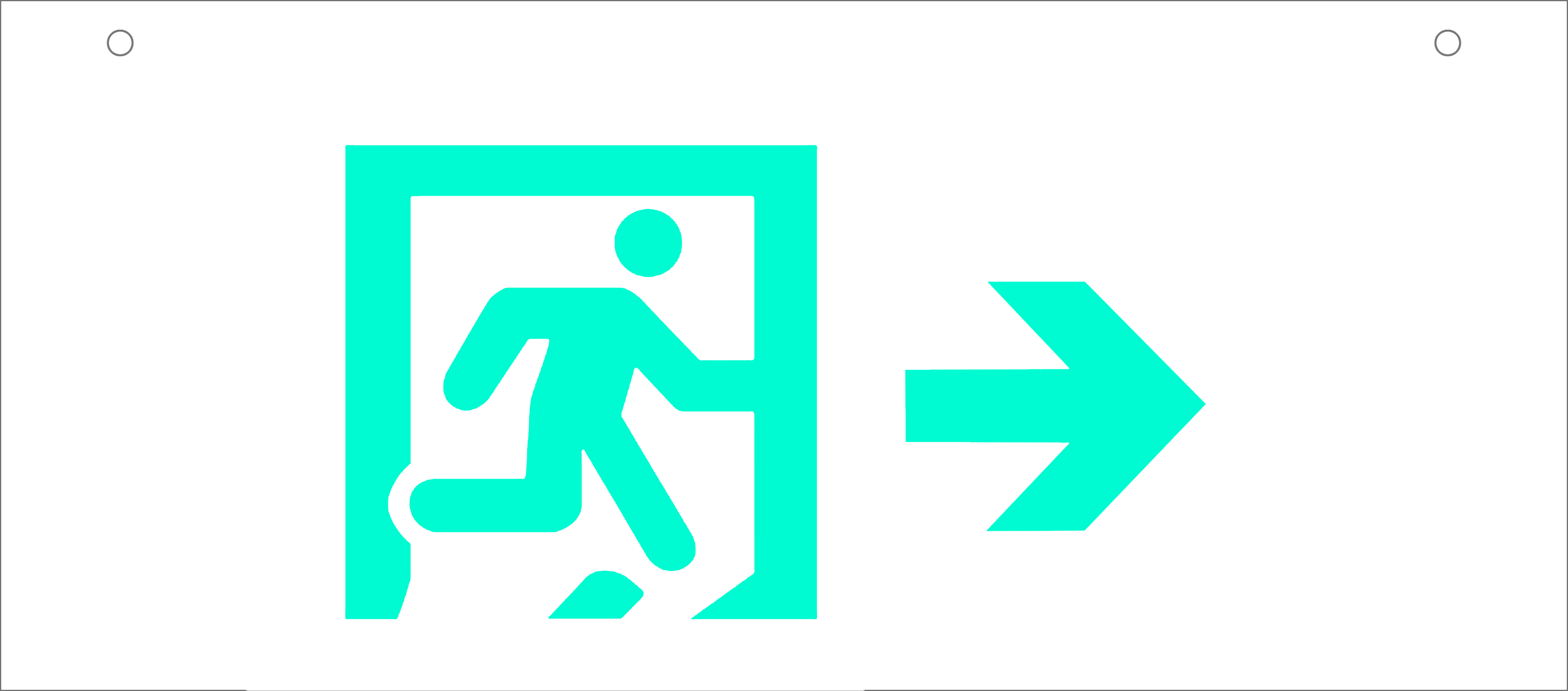 Revêtement en aluminium libre 7 de poudre d'époxyde de lumière de sortie de secours de l'en cuivre LED de série d'étoile polaire