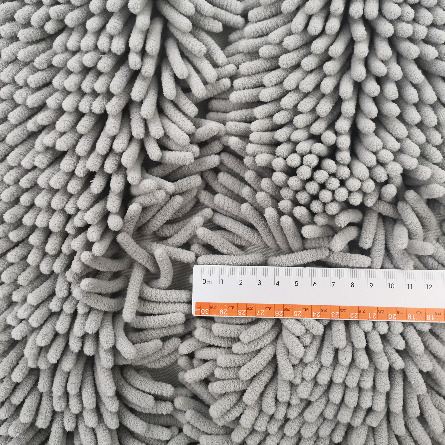 SGS 3.8cm Pile Height Microfiber Chenille Fabric For Floor Mat 0