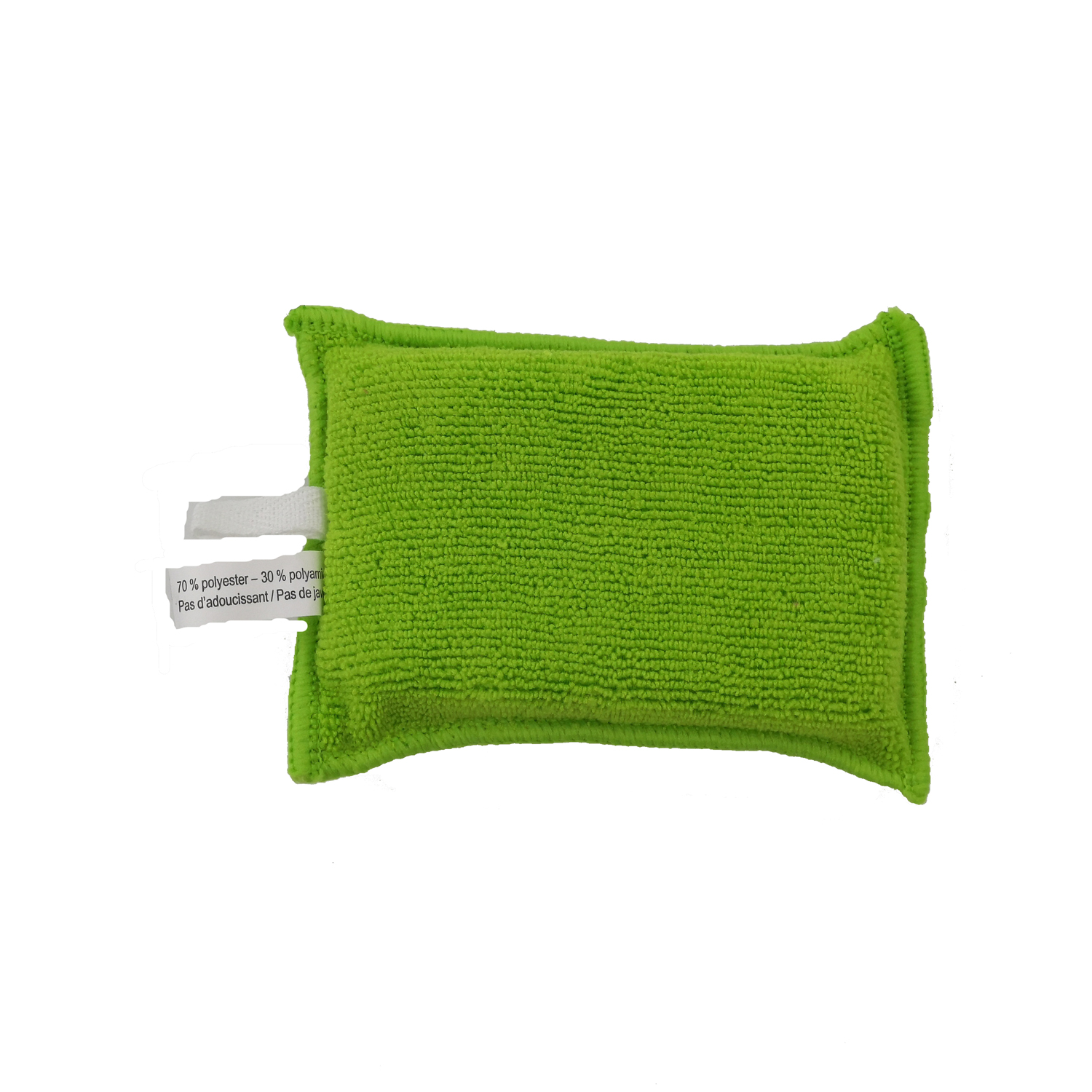 Green Dishwashing 3cm Sponge Microfiber Cleaning Cloth Reusable For Kitchen 2