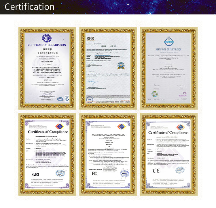 Industry certifications and quality standards
