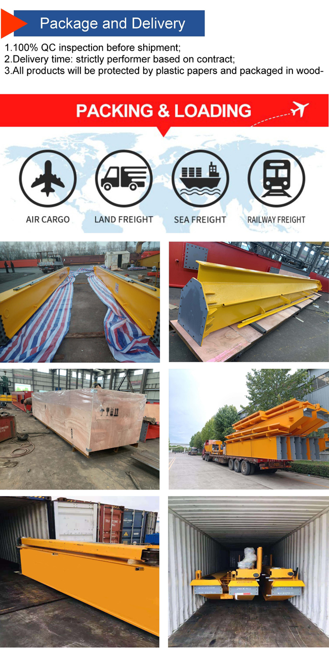 Windwings move left and right inside the workshop and enter and exit the workshop by Mobile Gantry Crane