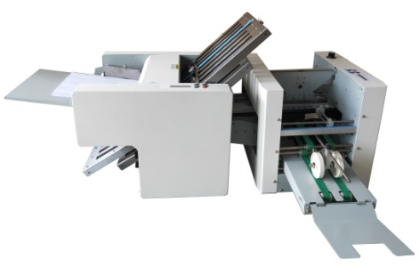 Cross Folder Machine Gar03-4+K Desktop Paper Cross Folding Machine with Knife manufacturer ...