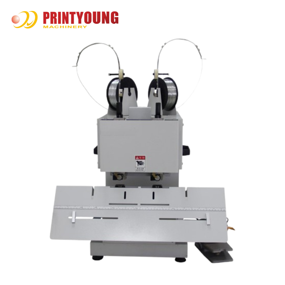 PRY-100/200 Electric Single and Double Head Steel Wire Booklet Riding Saddle Stitch Stapler Machine 2