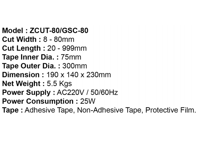 Automatische Zufuhr des Band-ZCUT-80/GSC80 für Ultra-weites Bandbild 2