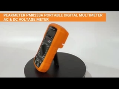 Medida de resistência de tensão AC / DC do multimetro digital portátil RMS verdadeiro