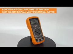 Multifunção Digital Volt Ohm Meter, Manual Range Digital Multi Meter
