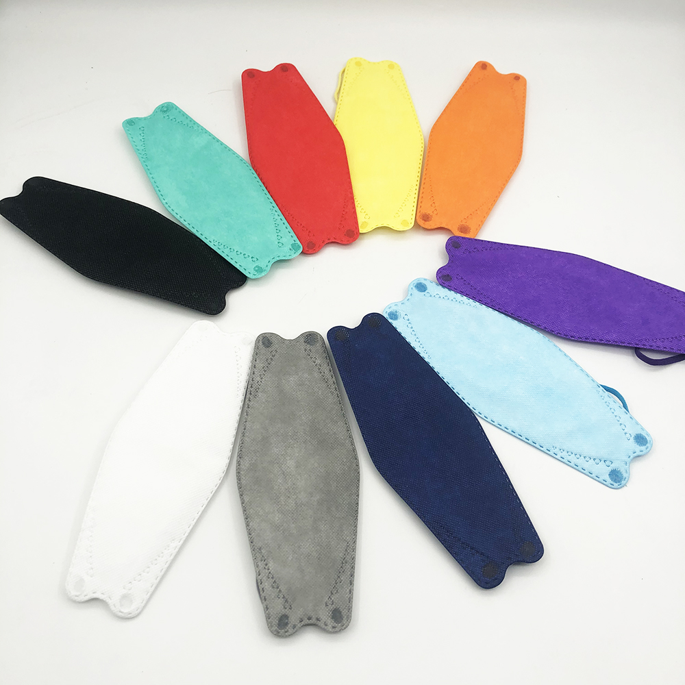 Anti Bacterial Polyester Spunlace Nonwoven Fabric 60gsm PET For Fish type Masks 2