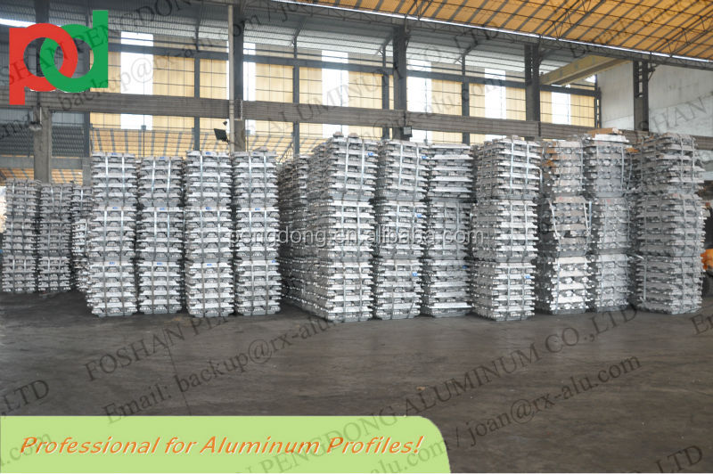 Profil en aluminium de grain en bois pour le buffet