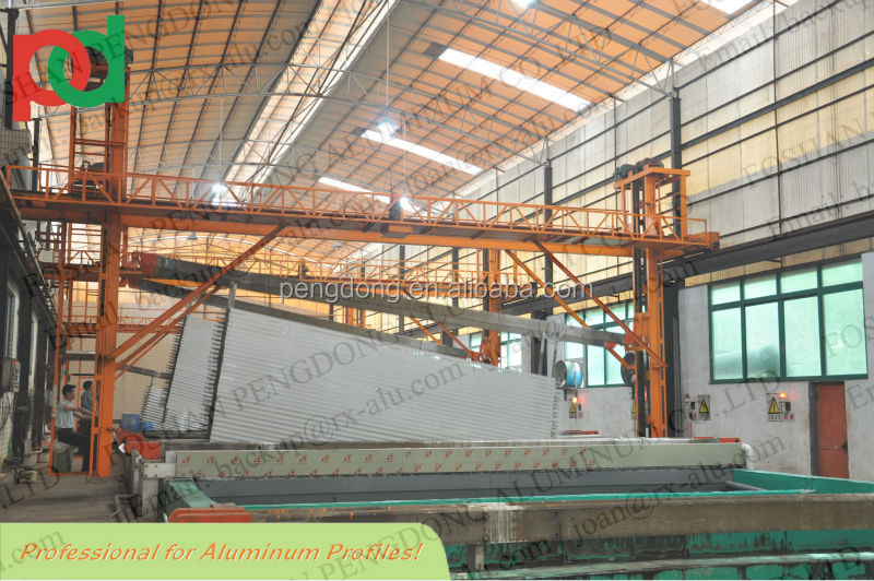 Profil en aluminium de grain en bois pour le buffet