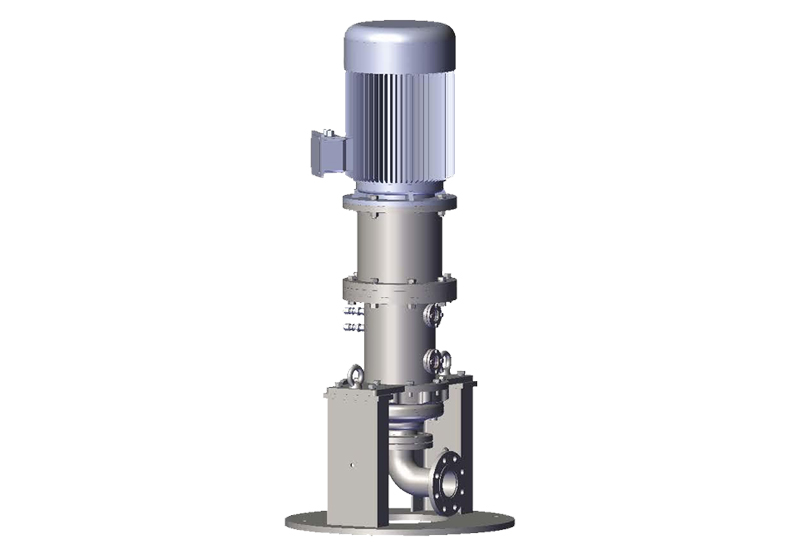 Pompa Penggerak Magnet Stainless Steel Vertikal Suhu Tinggi