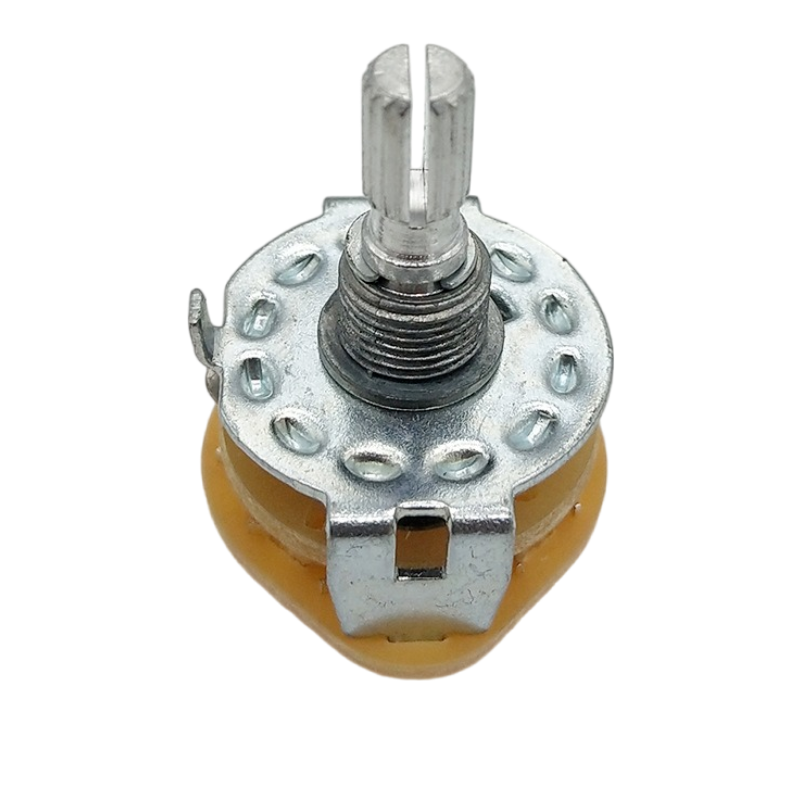 2pcs RS25 Potentiometer Rotary Band Switch 3 Pole 4 Position 3