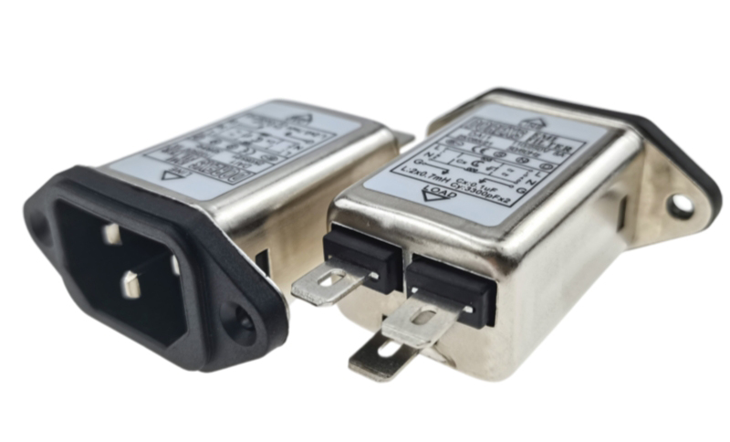DAI1 Series IEC Socket Type EMI Single Phase Power Noise Filter 1A 3A 6A 10A 1