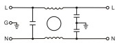 DAI1 Series IEC Socket Type EMI Single Phase Power Noise Filter 1A 3A 6A 10A 3