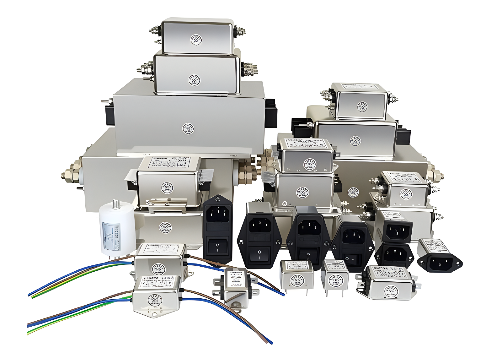 DAI1 Series IEC Socket Type EMI Single Phase Power Noise Filter 1A 3A 6A 10A 12