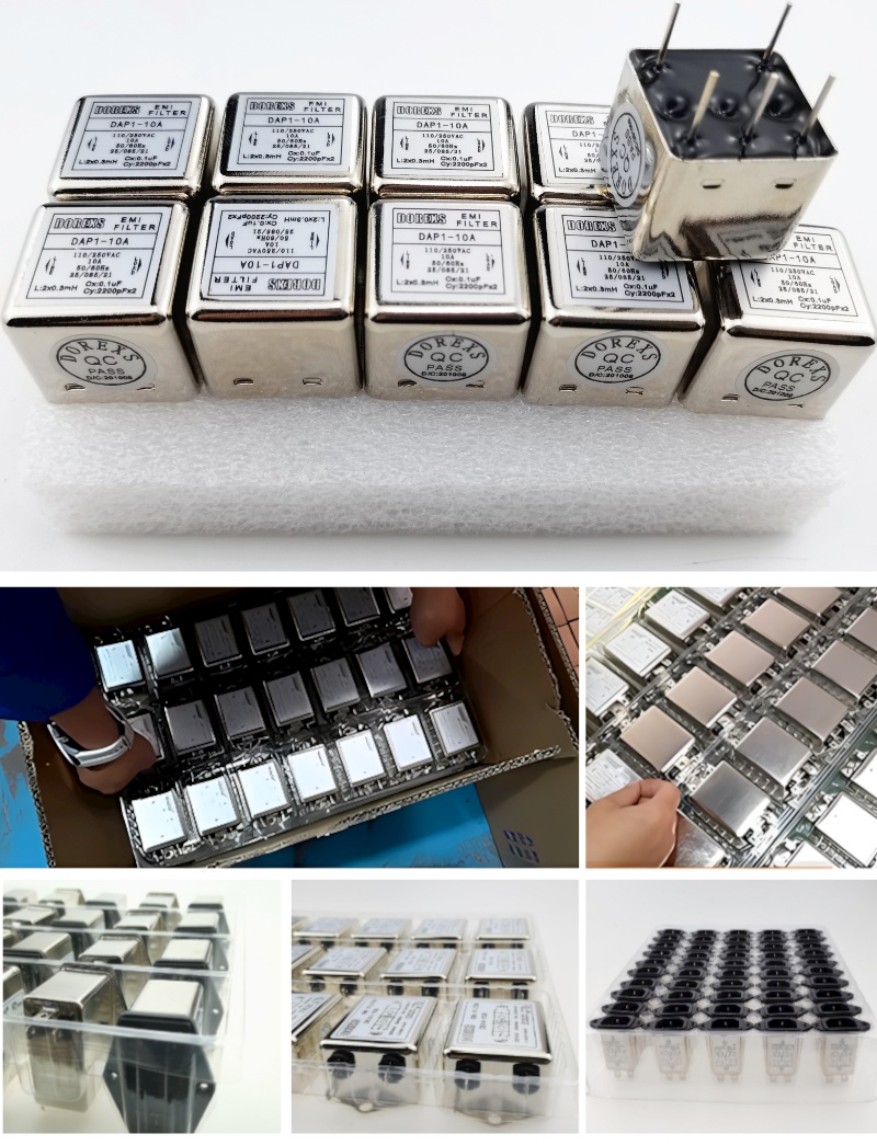 DAP1 Series PCB Board Mounted EMC Filter Power Noise Filter 6