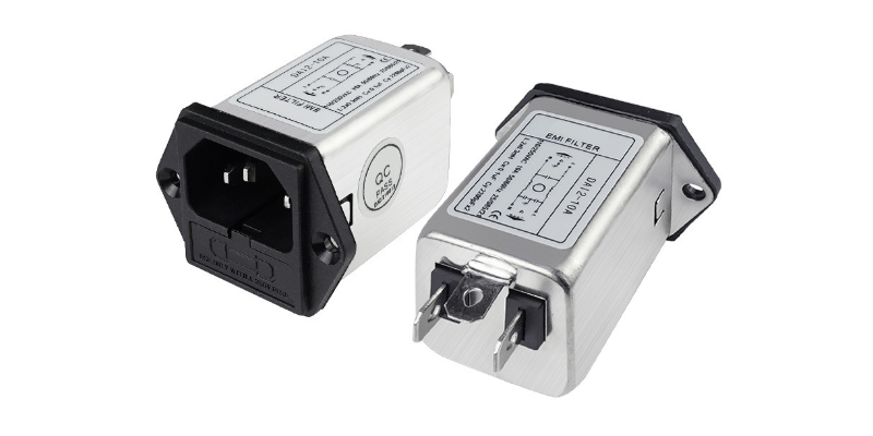 DAI2 Single Phase AC Filters EMI Power Filter IEC Socket Type 1