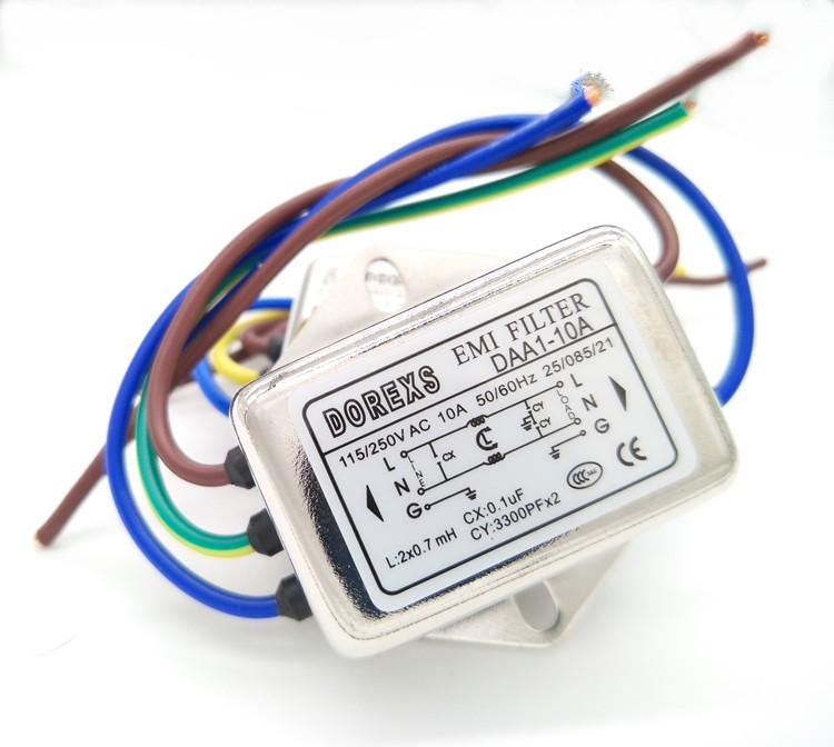 DAA1 EMI Filter Power Line Filters Single Phase 220V 1A 3A 6A 0
