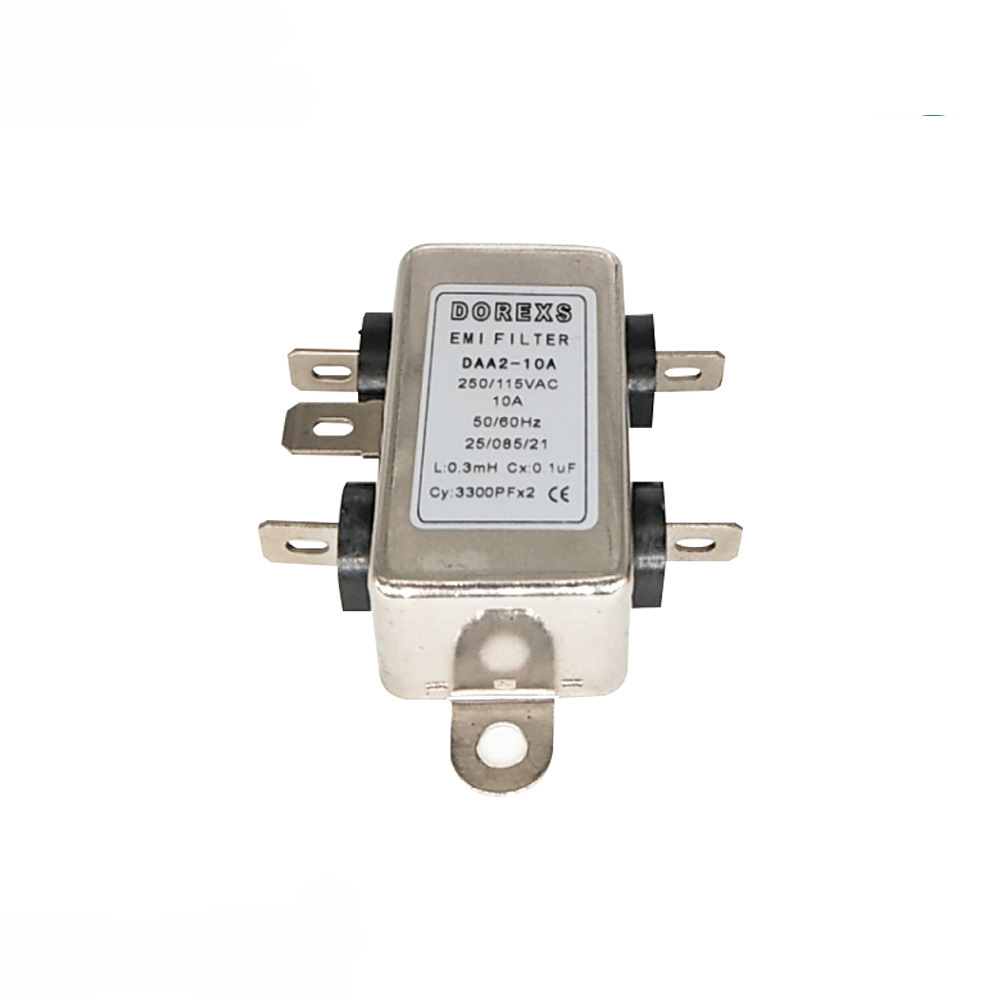 DBA3 Insert EMI Filter 220V 1A 3A 6A Single Phase Universal Series Power Filter 2