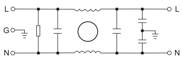 Single Phase EMI Power Filter 220V DBA4 Series Current 20A-30A 2