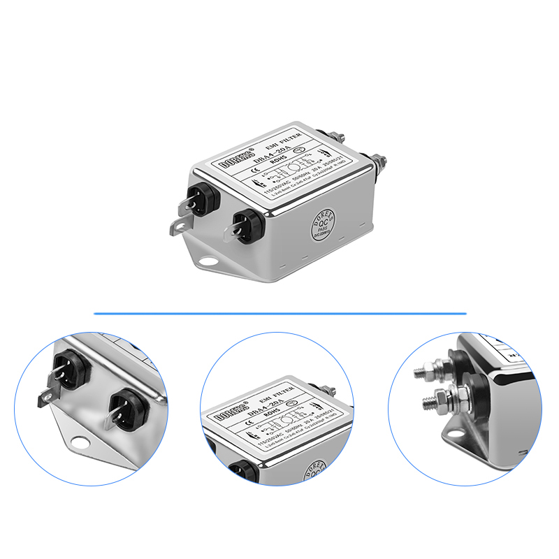 Single Phase EMI Power Filter 220V DBA4 Series Current 20A-30A 1