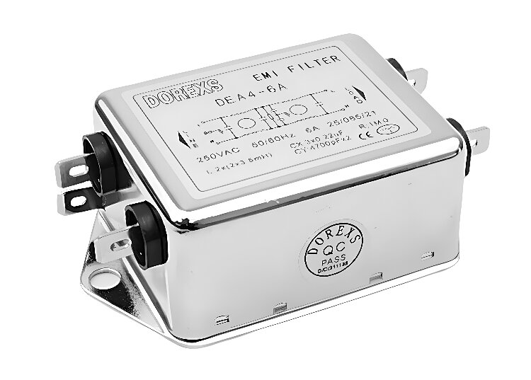 DEA4 Insert Single Phase EMI Filter 1500VDC Line/Line 0