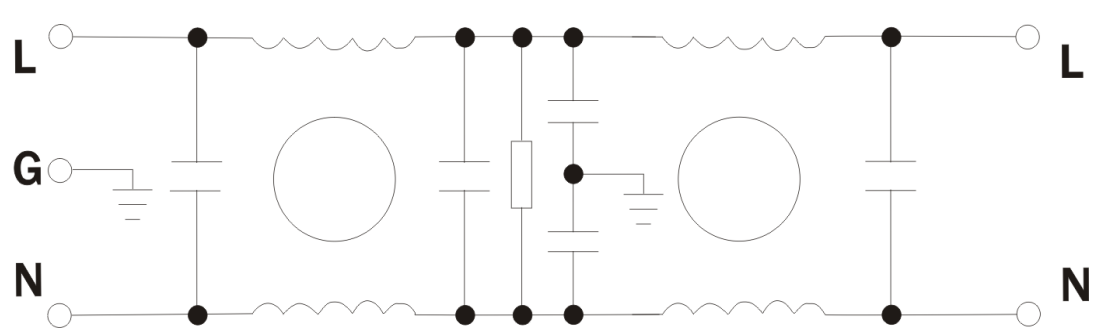 DEB1 Series Single Phase EMI Filter 220VAC 3A-20A Power Line Filter 4