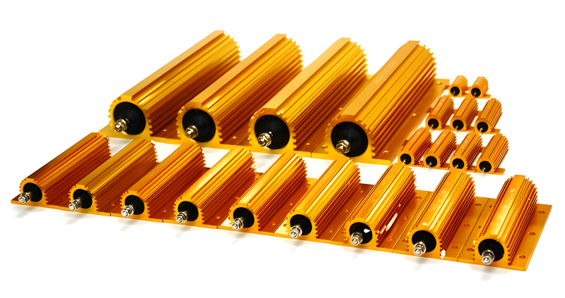 RoHS Wirewound Resistor 25W 47ohm High Power Gold Aluminum Shell Resistor 7