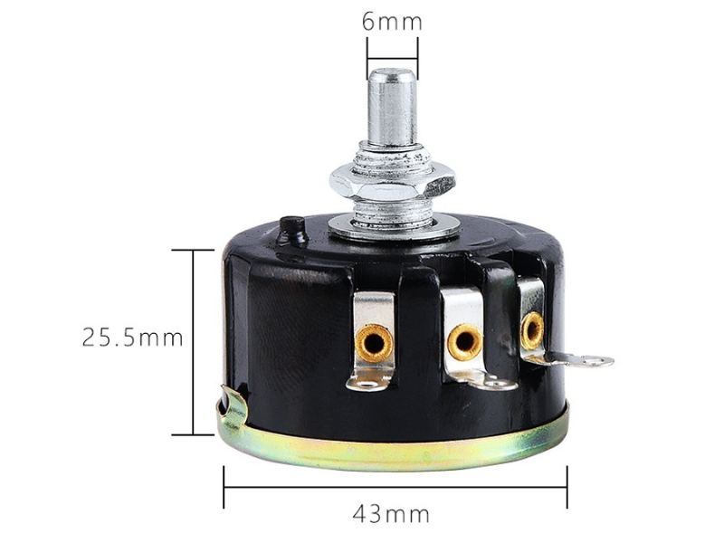 WX111 WX030 Single Turn Wire Wound Potentiometer 3W Adjustable Resistor 3