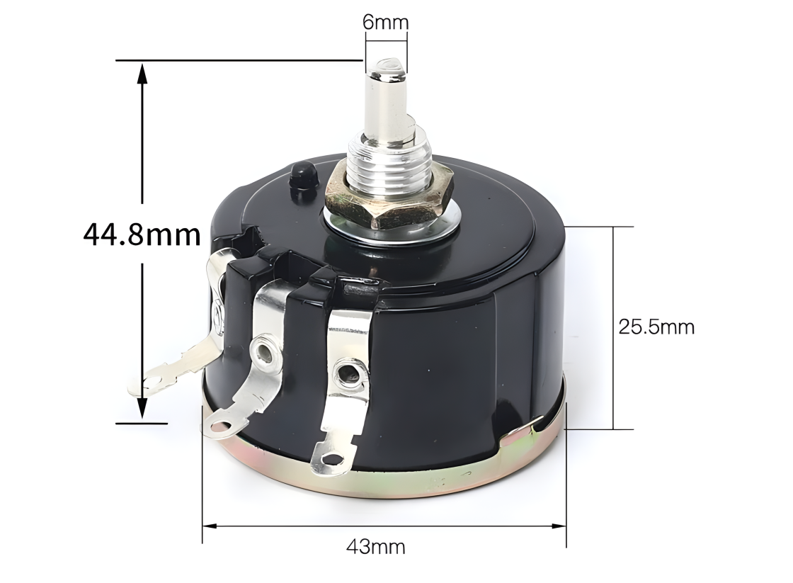 WX112 WX050 5W Single Turn Wire Wound Potentiometer Adjustable Resistance 100R 330R 470R 3