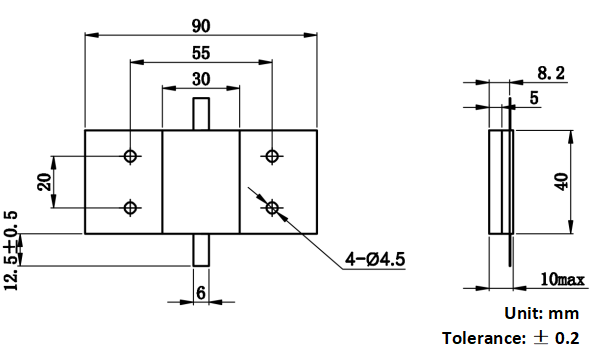 150w 50ohm RF Resistor Beryllium Oxide Alumina RIG High Power Resistor 8