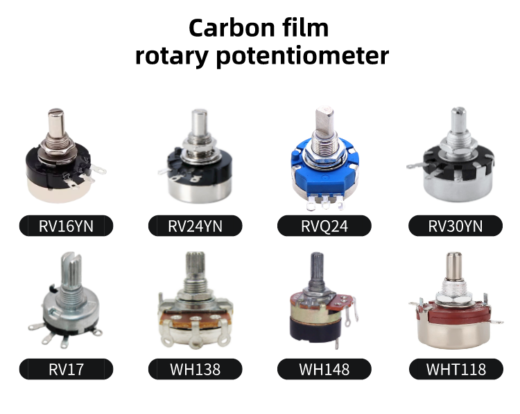 B502 Carbon Film Potentiometer 200VDC RVQ24 RVQ24YN RVQ24YN03 20F B502 5