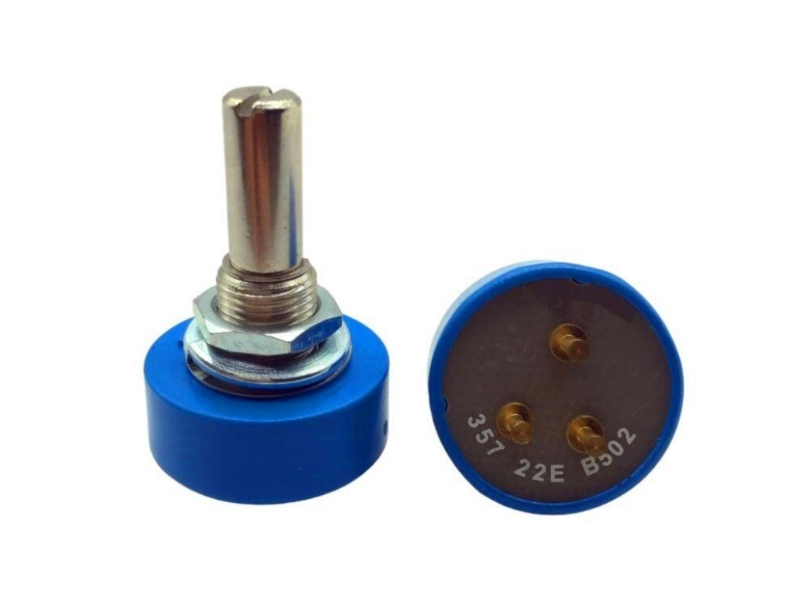 360 Degree Stepless Rotary Potentiometer Conductive Plastic Potentiometer 357 22E B202 0