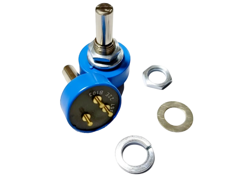360 Degree Stepless Rotary Potentiometer Conductive Plastic Potentiometer 357 22E B202 2