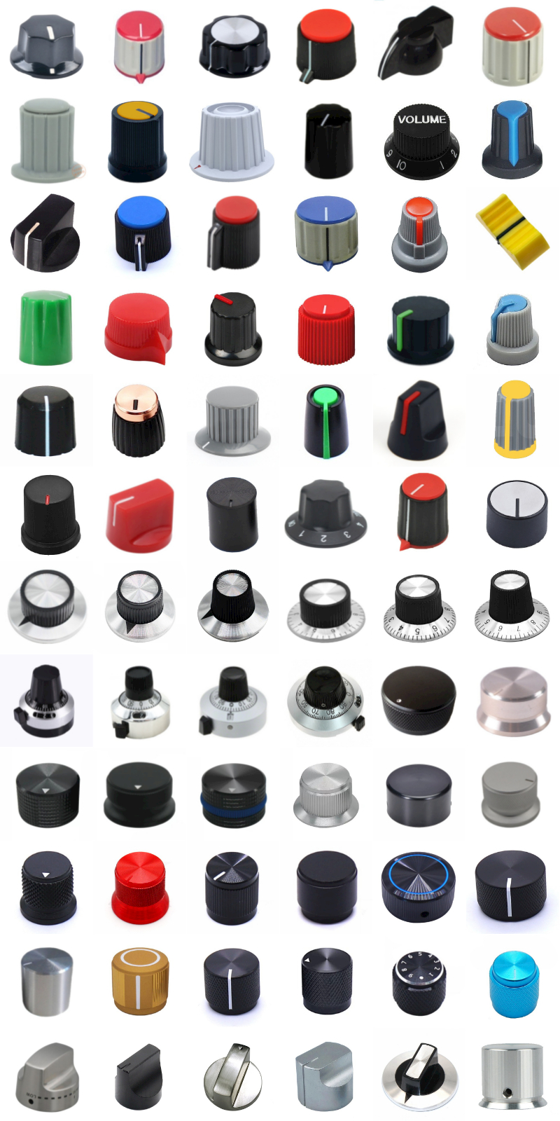 Mf-B01 Mf-B02 Mf-B03 Hexagonal Bakelite Knob Inner Hole 6mm 8