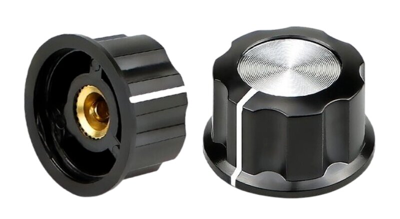 MF-A01 MF-A02 MF-A03 Potentiometer Knob 6mm Bakelite Knob Black 5