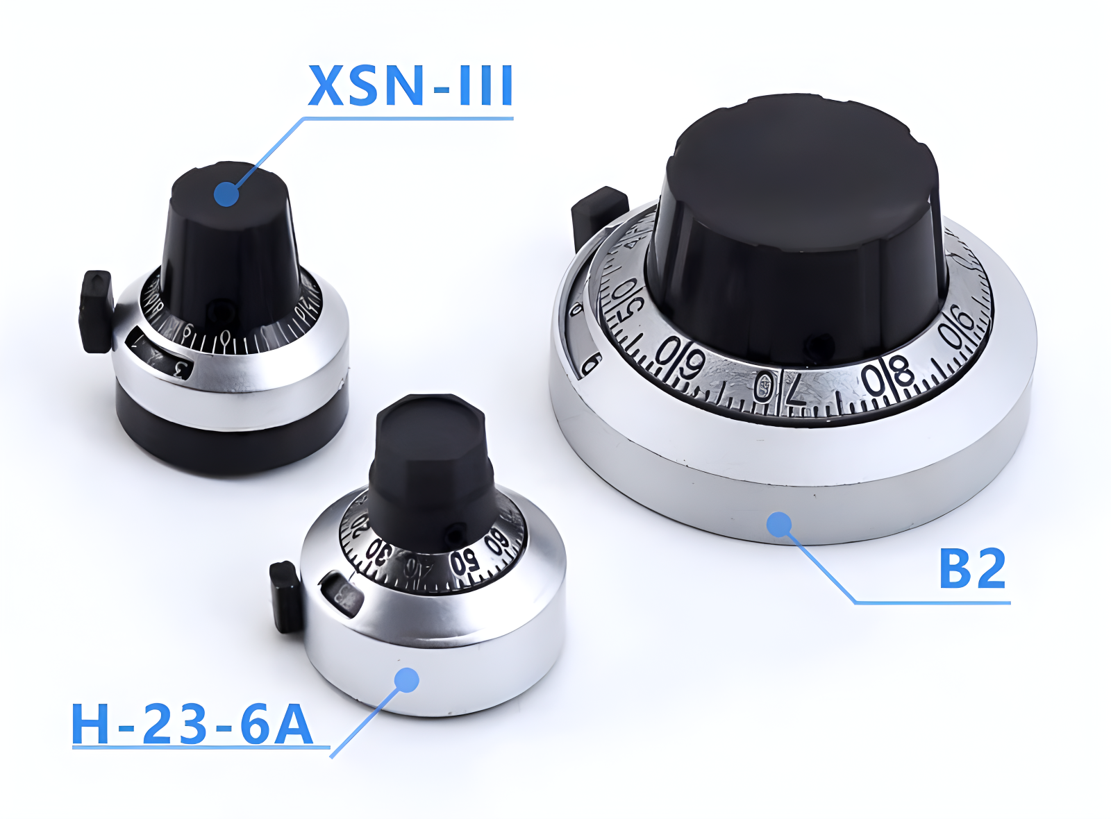 Multi Ring Potentiometer Knob 6.35mm 3590S 534 H-22-6A Digital Knob 8