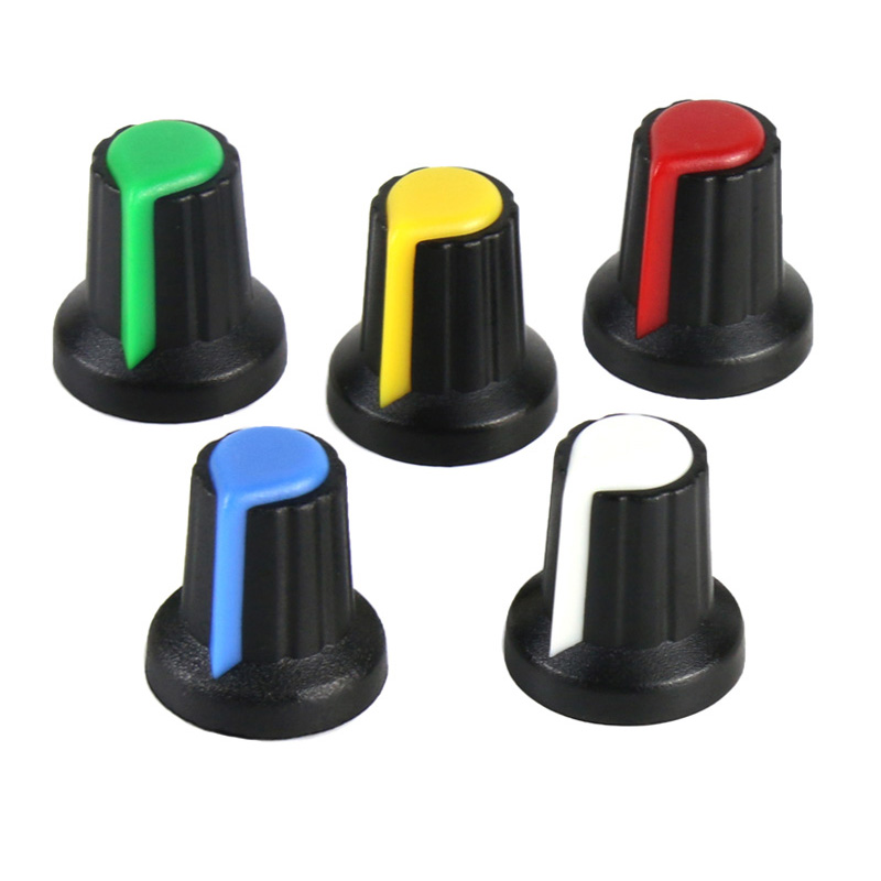 AG2 Plastic Potentiometer Knob 15X17MM WH148 Knob Diameter 6mm Cap 2