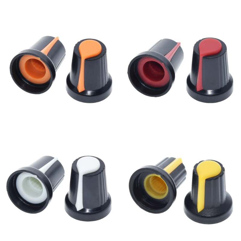 AG2 Plastic Potentiometer Knob 15X17MM WH148 Knob Diameter 6mm Cap 6