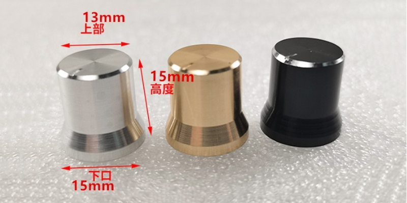 Potentiometer Accessories 15*17mm Aluminum Alloy Potentiometer Caps 14